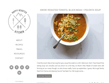 Tablet Screenshot of happyheartedkitchen.com